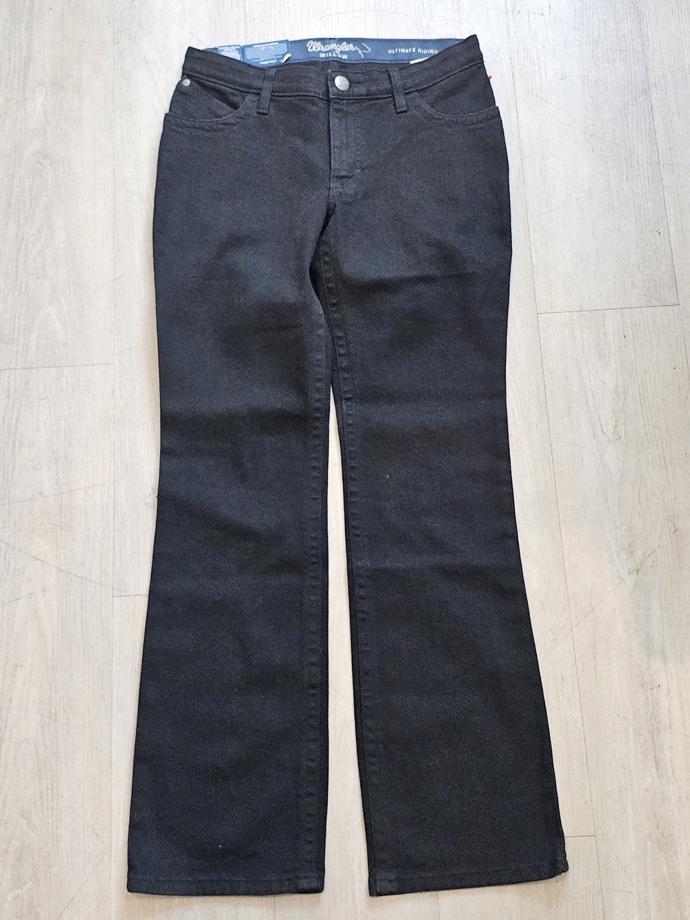 Wrangler Black Flare Jeans for Women